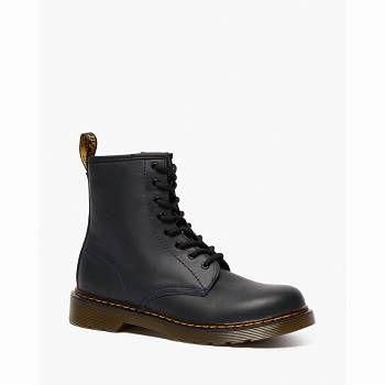 Dr Martens 1460 Kožené Lace Up - Tmavomodre Cizmy Detske, D417SK